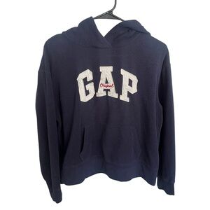 GAP original Navy Sherpa soft Hoodie with Logo